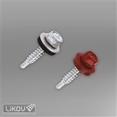 LIKOV Samovrtný vrut s podložkou EPDM typ WSBP pr. 4,8mm, délka 19mm